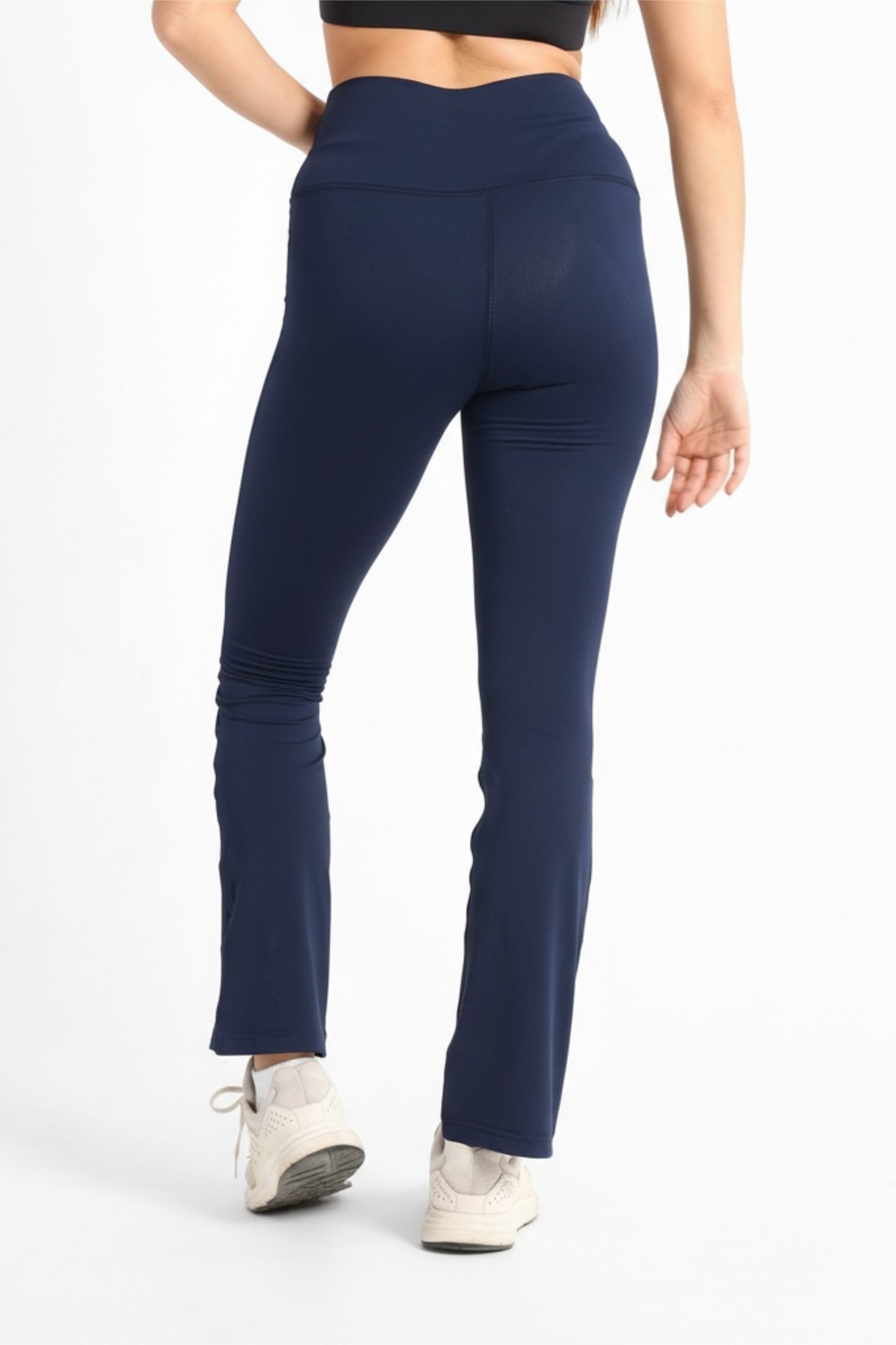 Dark Blue Yoga Flare Pants