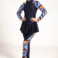Strike Swirl Print Burkini Set - sets, matching activewear outfits