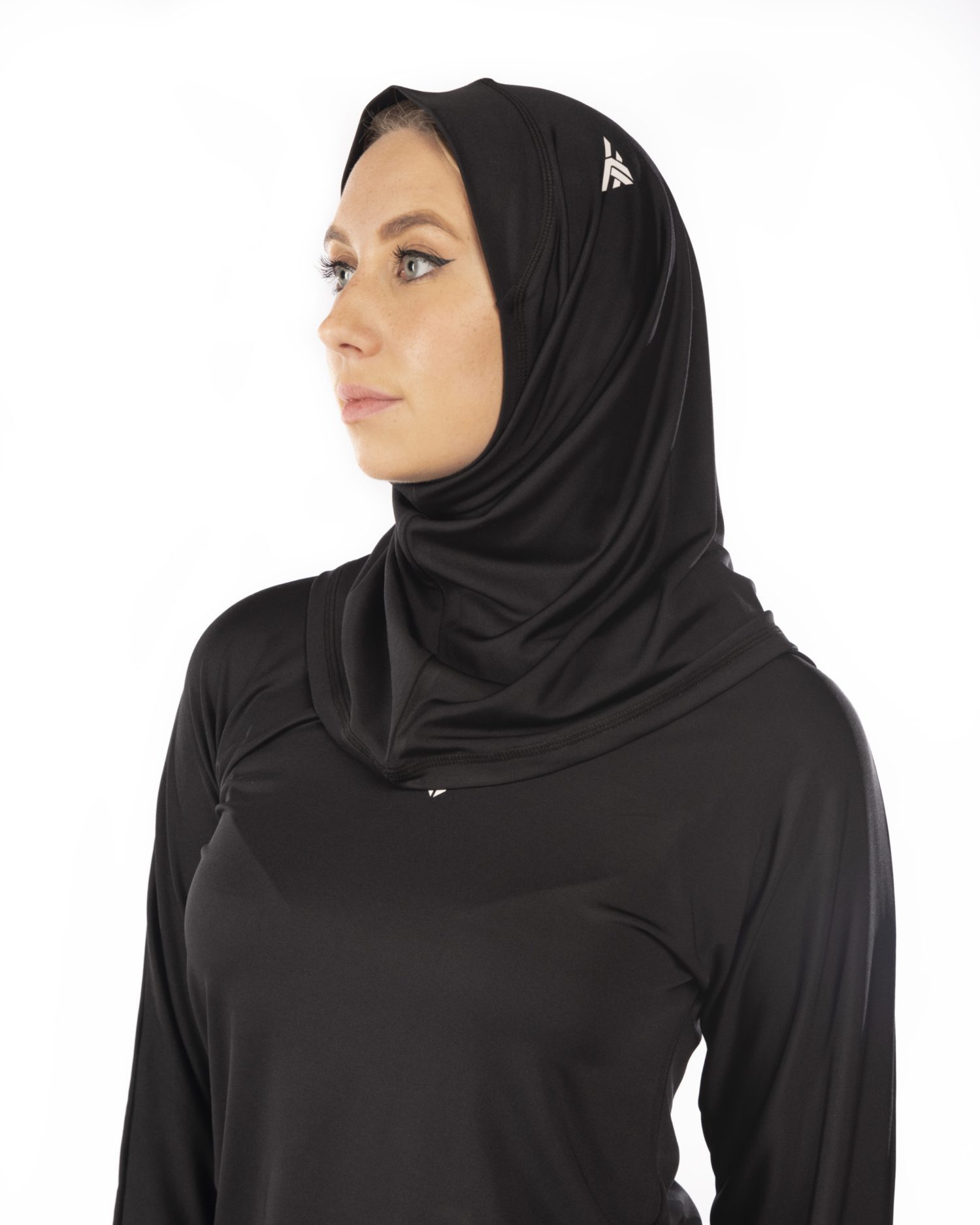 Sports hijab in black – Fit Freak