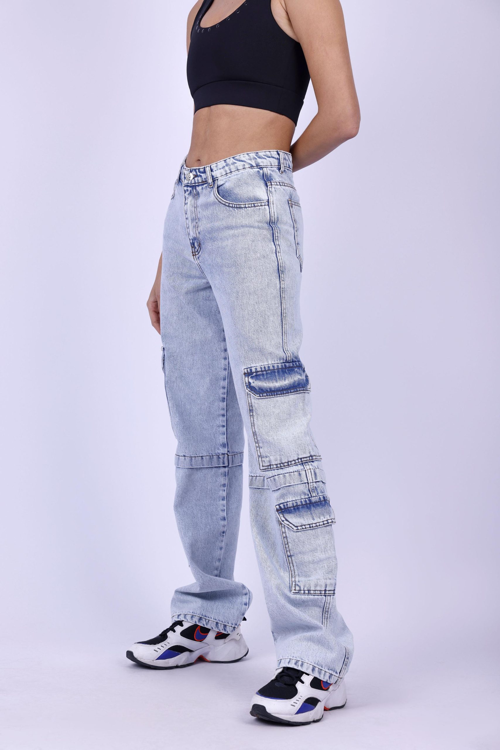 Multi-pocket cargo jeans – Fit Freak